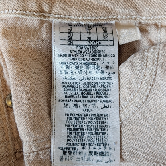 GUESS JEANS Brittney Khaki Skinny Pants - Picture 7 of 8